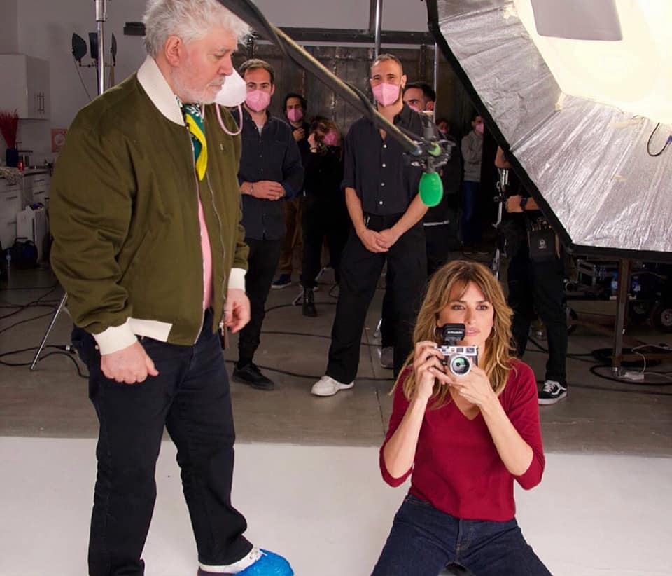 El portuense durante un rodaje.