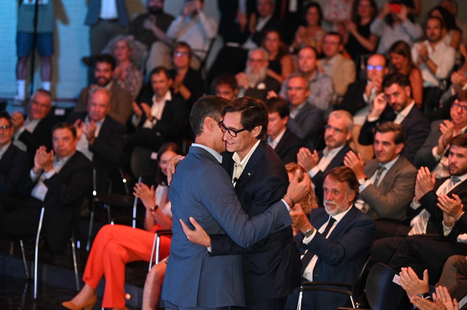 Illa y Sánchez en la presentación.