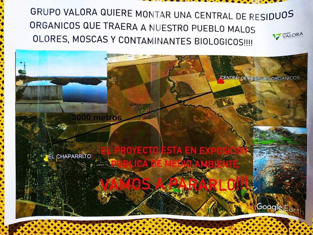 Uno de los carteles encontrados por el vecino de Alcornocalejos.