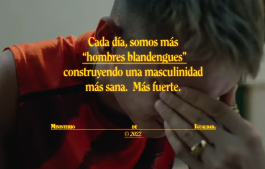 Imagen de la campaña 'El hombre blandengue'.