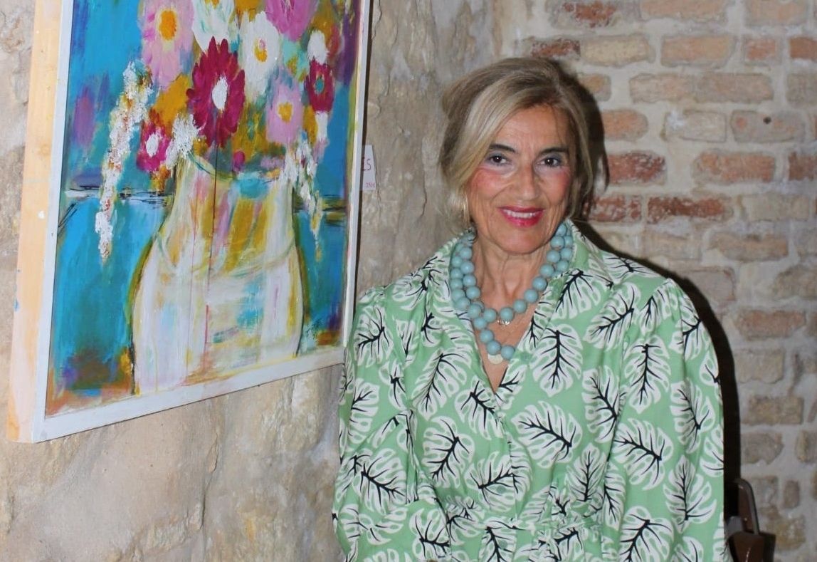Isabel Flores, autora de la exposición 'Entretiempos'.