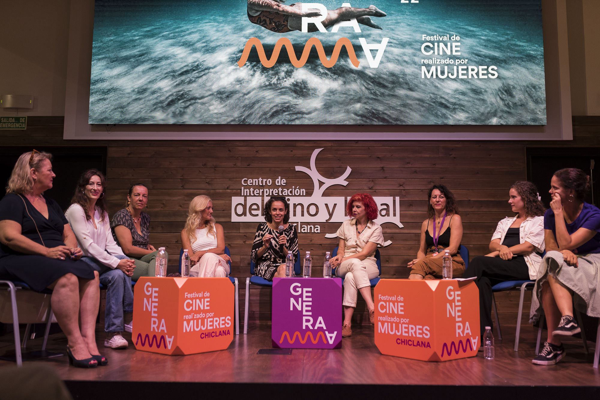 Imagen de la celebración del día de las actrices en el festival Generamma de Chiclana.