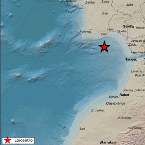 El movimiento sísmico se produjo en el Golfo de Cádiz aunque de baja intensidad. IGN
