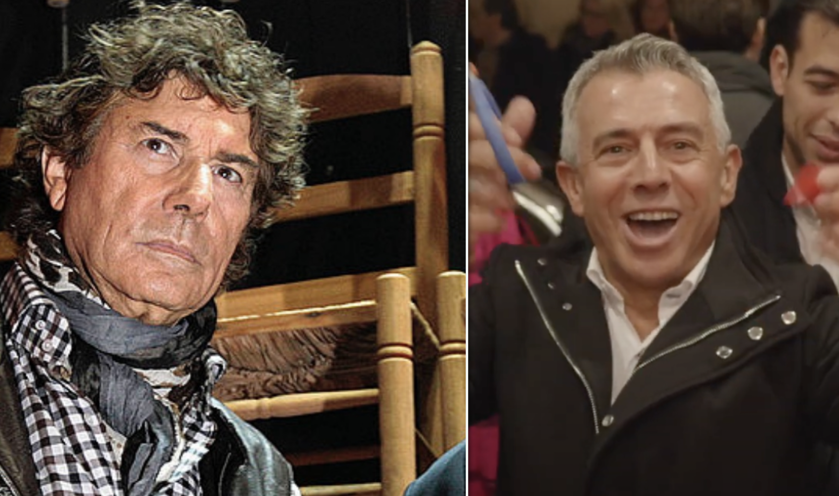 Jesús Quintero y José Luis López, 'El Turronero', en imágenes de archivo.