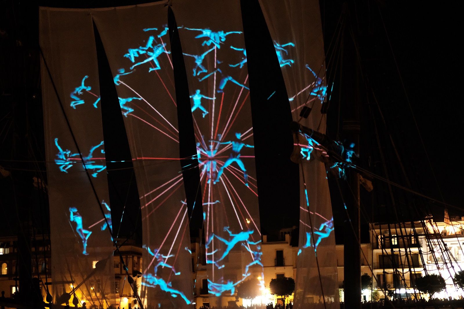 Uno de los actos celebrados en Sevilla al que se le criticó la falta de visibilidad pese a los anuncios del Ayuntamiento.