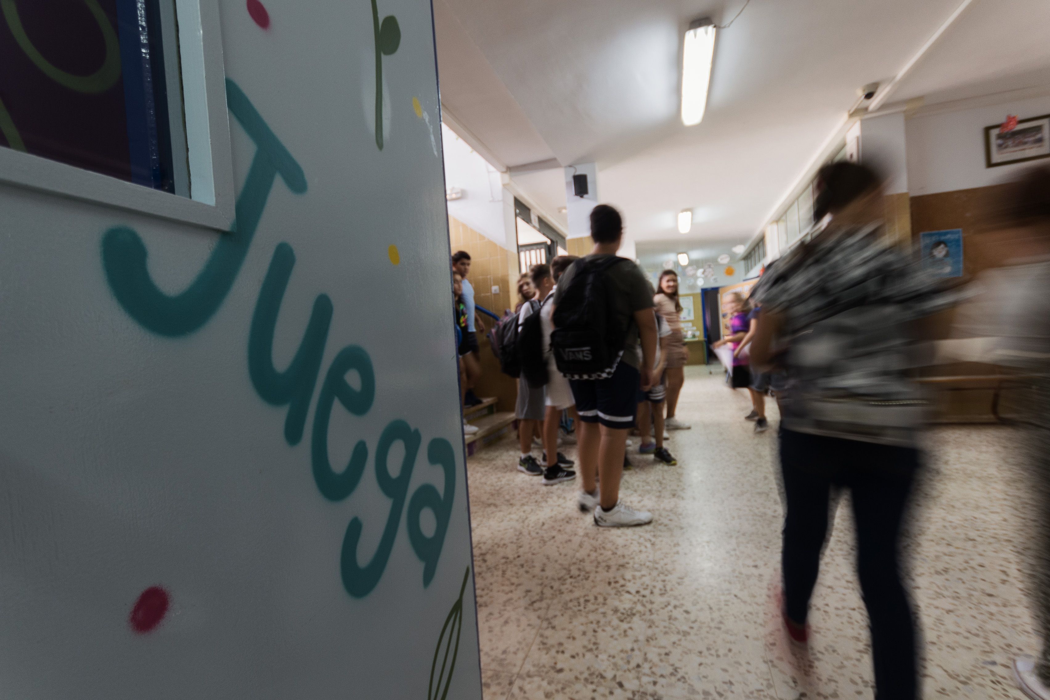 Comienzo de curso en un colegio andaluz, en una imagen de archivo.