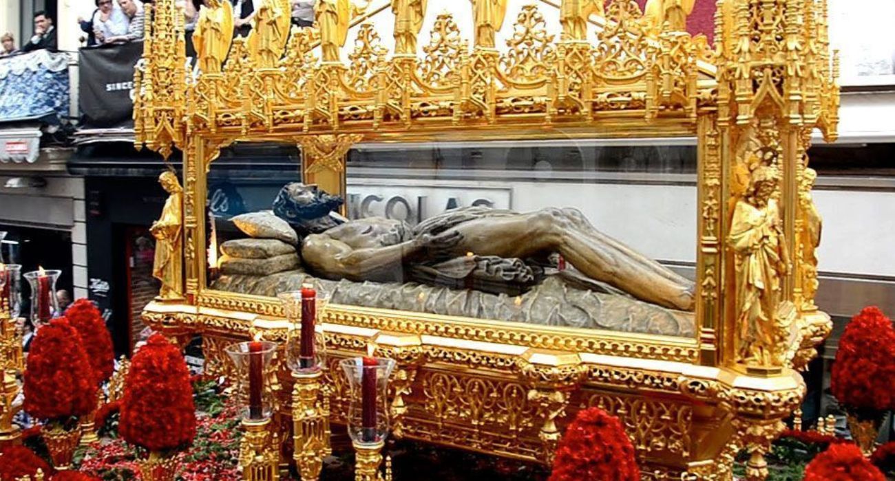 La imagen del Santo Entierro de Sevilla.