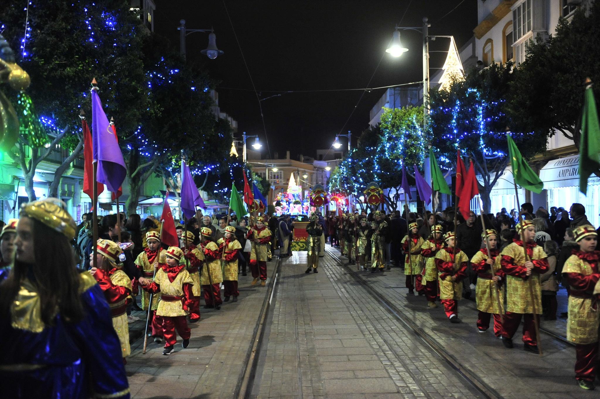 Imagen de la cabalgata de reyes en San Fernando.