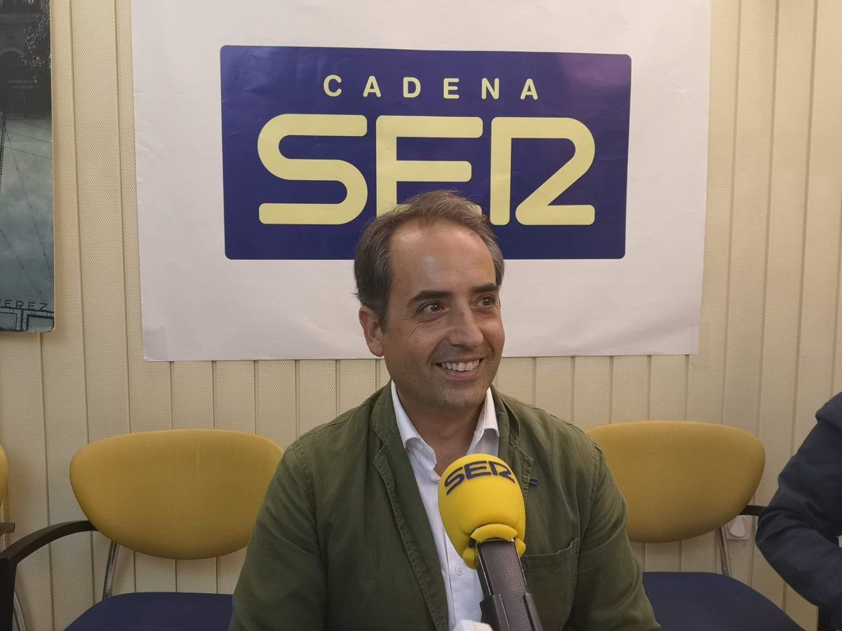 Saldaña, en una entrevista este viernes en Radio Jerez de la Cadena Ser. FOTO: Perfil de Twitter de Antonio Saldaña
