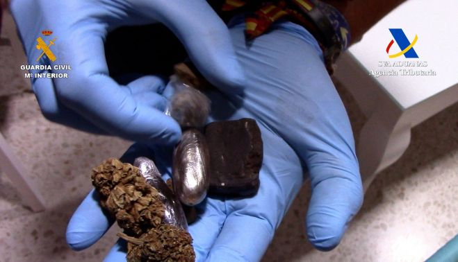 El negocio del narcotráfico se registra a todos los niveles. GUARDIA CIVIL