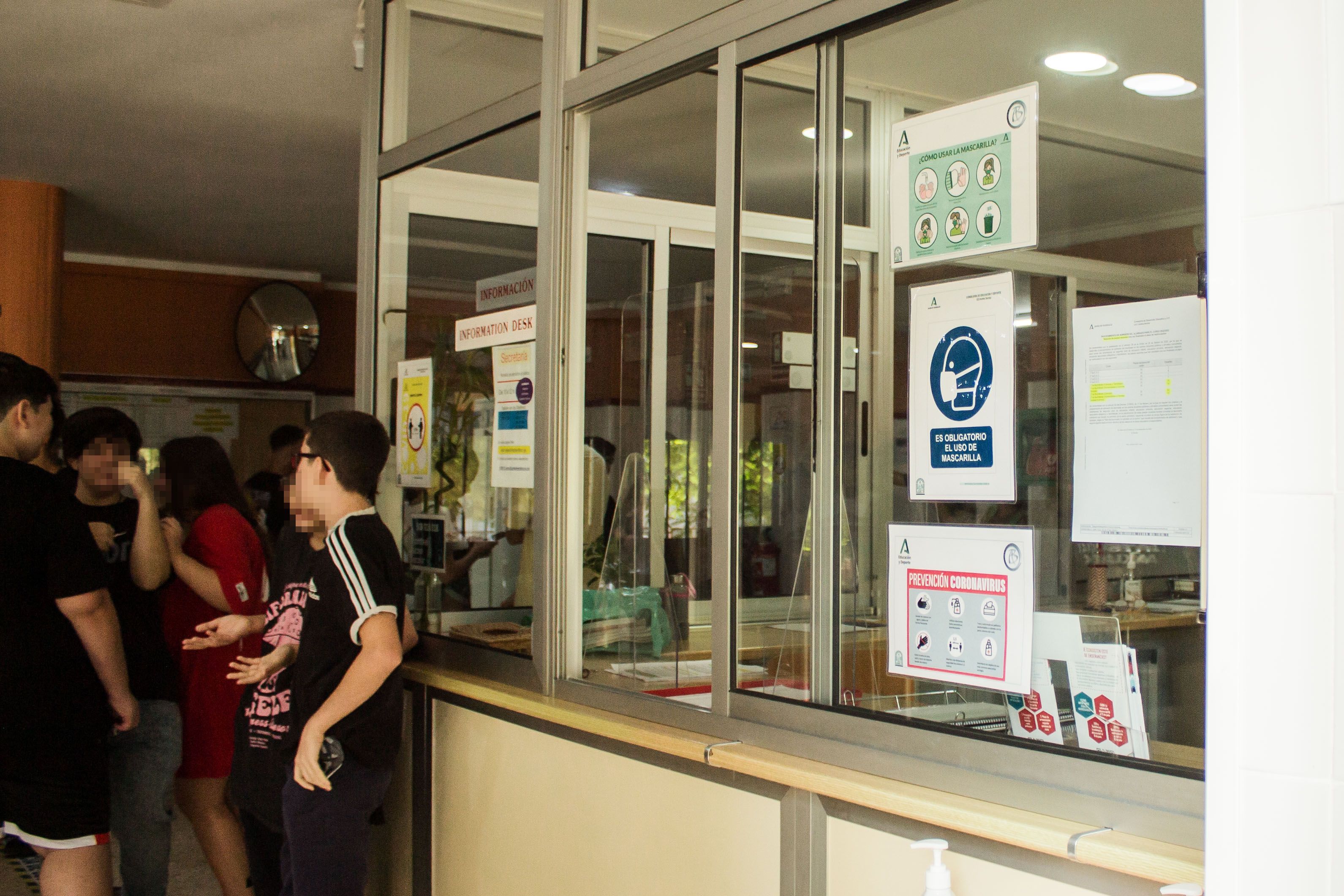 Un instituto público andaluz, en una imagen de archivo.