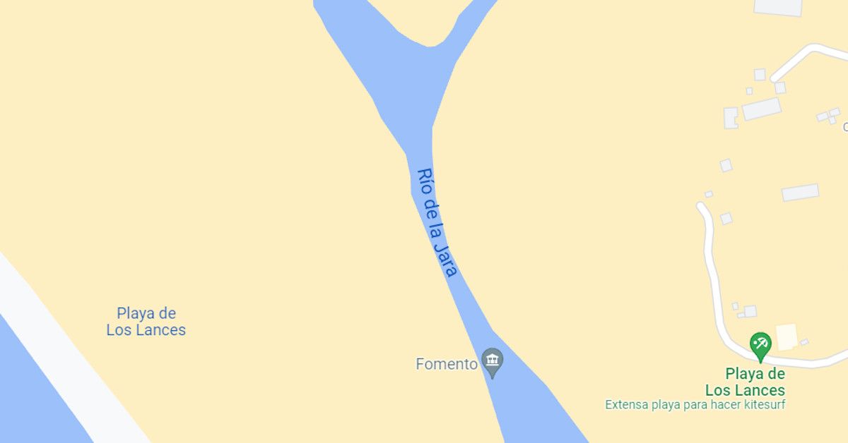 Río de la Jara en Google Maps.