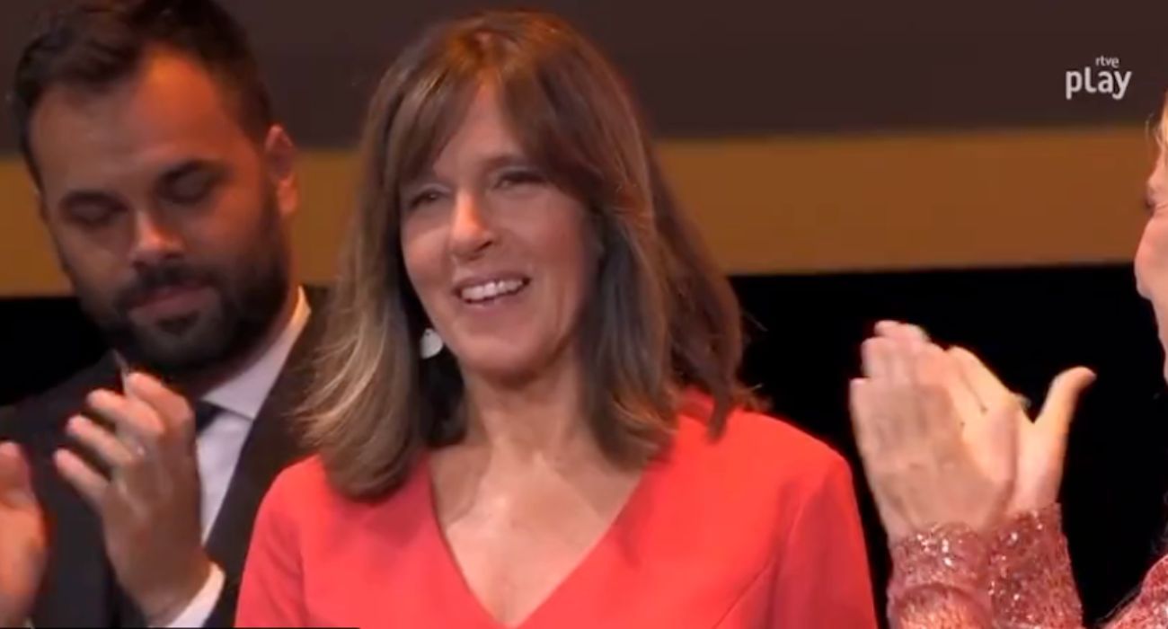 Ana Blanco, a punto de llegar a las lágrimas.