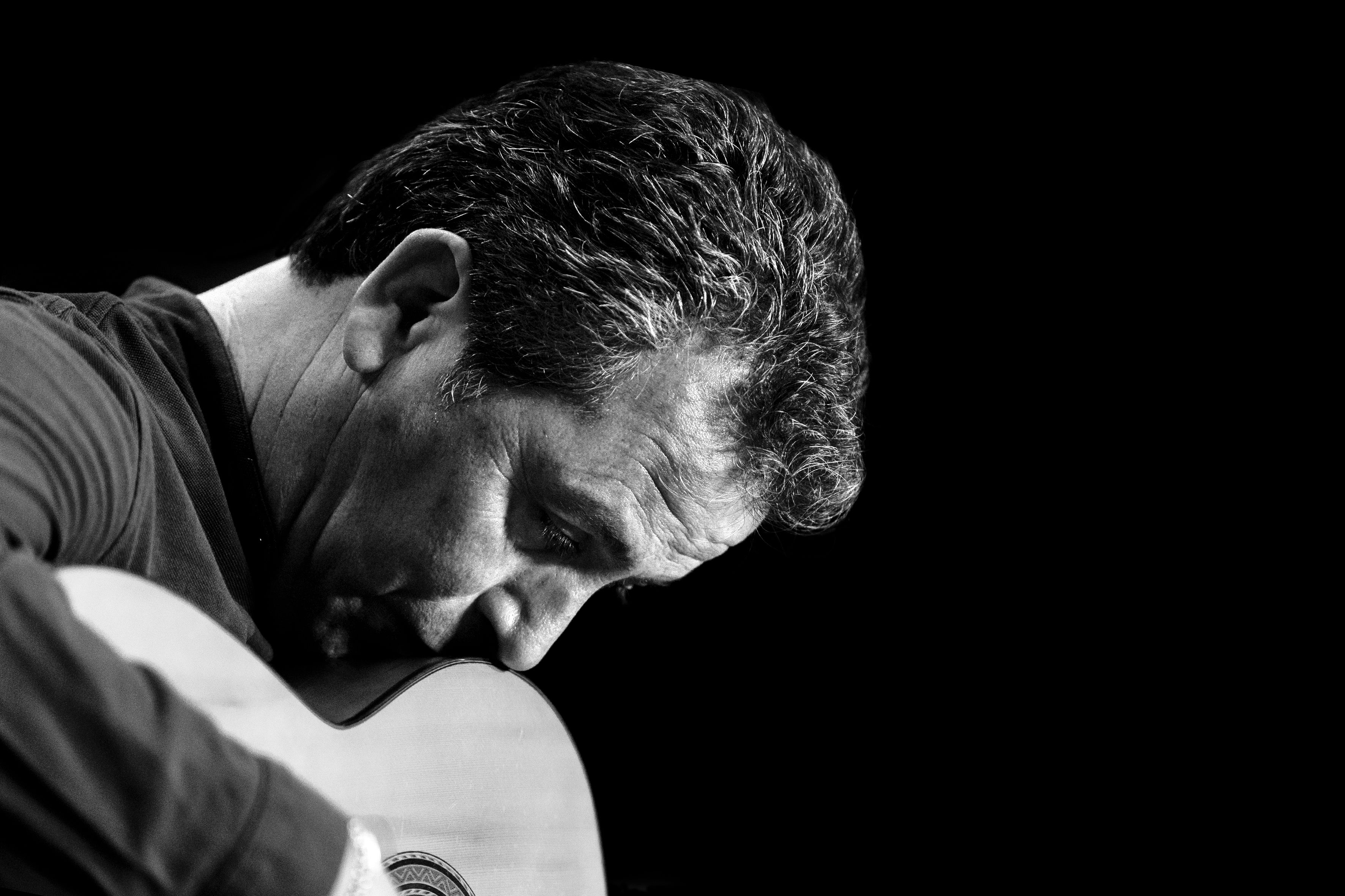 Juan Diego Mateos, en pleno recital.