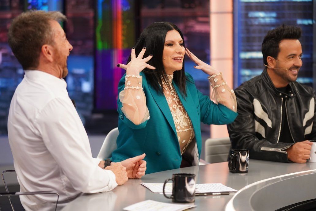 Laura Pausini, en 'El hormiguero'.