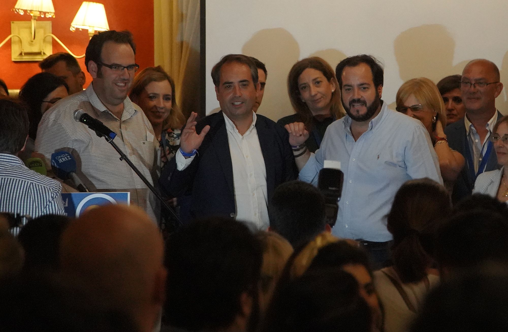Antonio Saldaña, portavoz del PP, tras conocer los resultados electorales de las municipales 2019. FOTO: JUAN CARLOS TORO