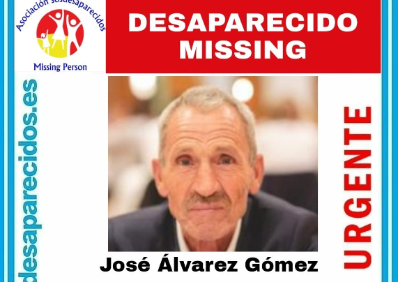 SOS Desaparecidos ha lanzado una alerta sobre la desaparición de un hombre con alzheimer en Alcalá de Guadaira.