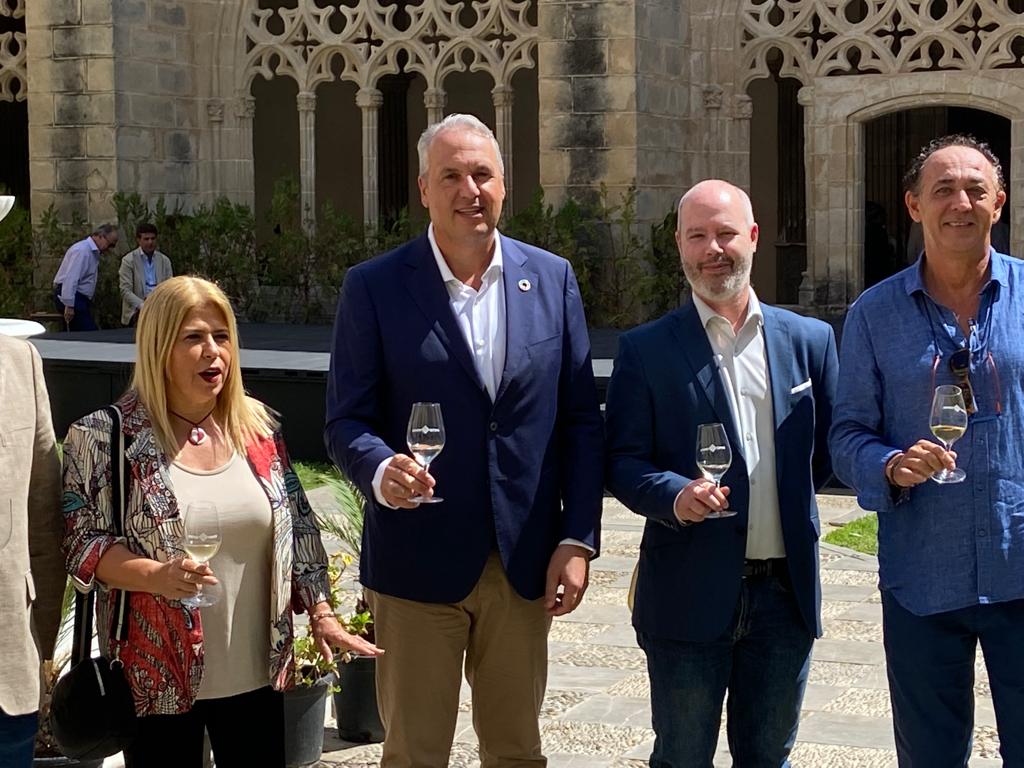 El presidente de la Diputación de Cádiz, Juan Carlos Ruiz Boix, junto a la alcaldesa de Jerez, Mamen Sánchez.