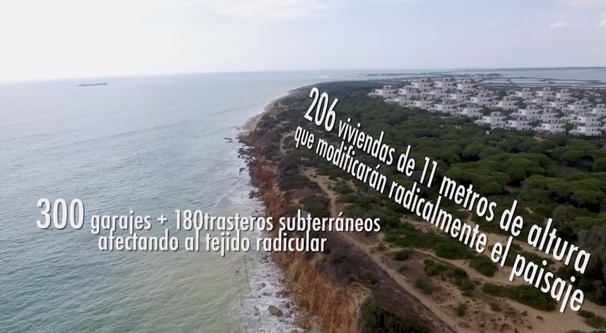 Otra captura del vídeo reivindicativo difundido por Toniza-Ecologistas en Acción.