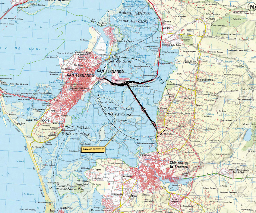 El nudo de Tres Caminos. MITMA El nudo de Tres Caminos. MITMA