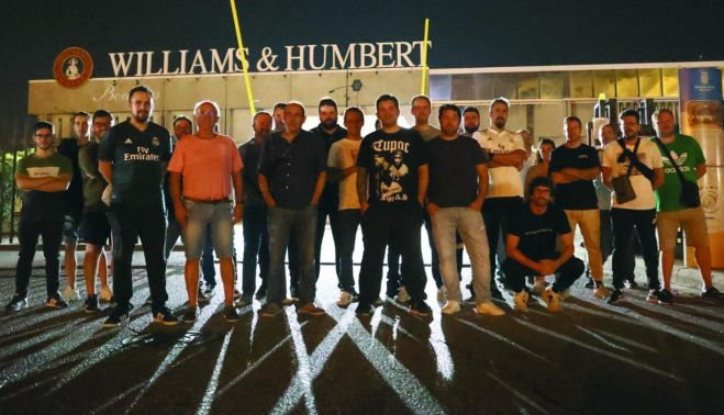 Trabajadores de la vid ante Williams & Humbert. UGT