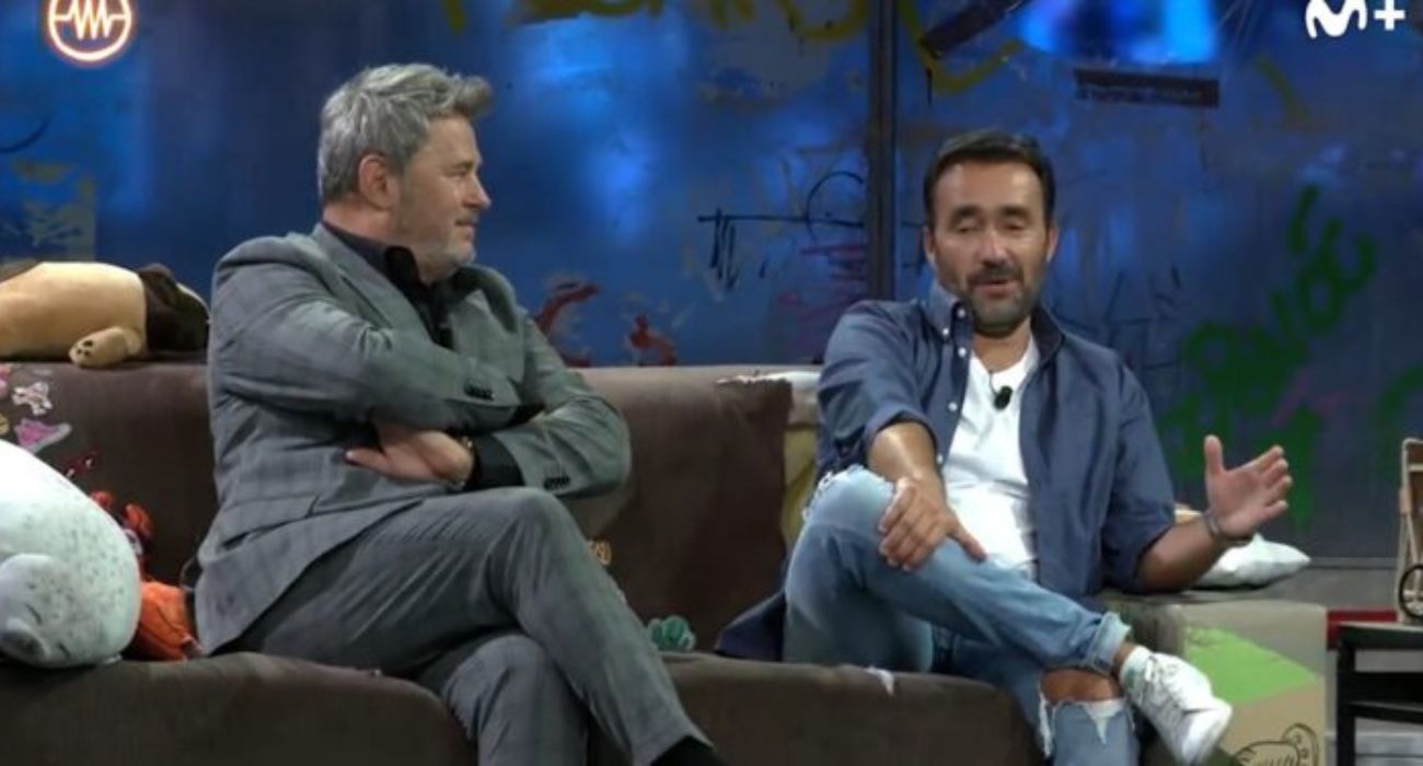 Juanma Castaño, a la derecha, junto a Miki Nadal.