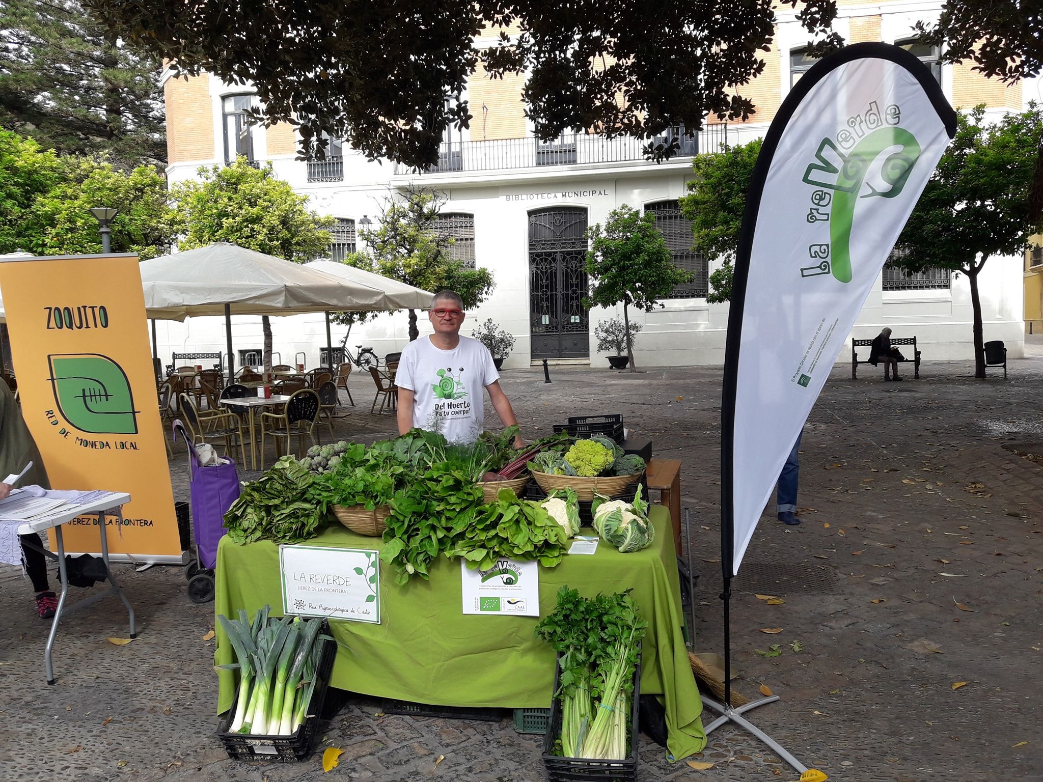 Un puesto de La Reverde en la primera edición de 'Proyecto Circular'. FOTO: LA REVERDE.