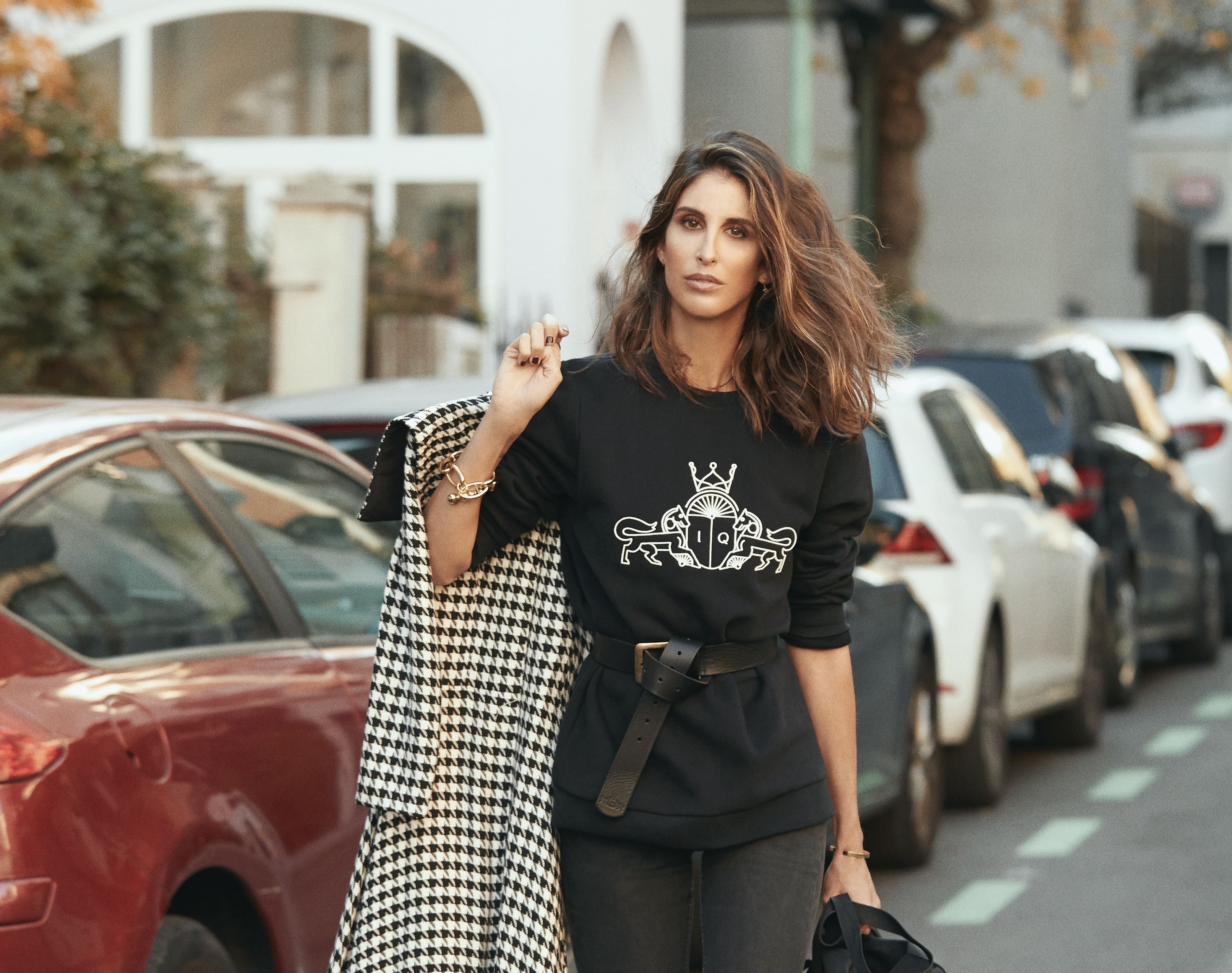 Inés Domecq, en un día normal de trabajo.