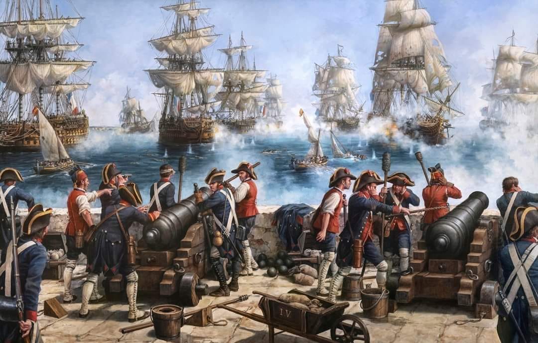 La batalla de Algeciras, de Ferrán Dalmau. PUERTO DE ALGECIRAS