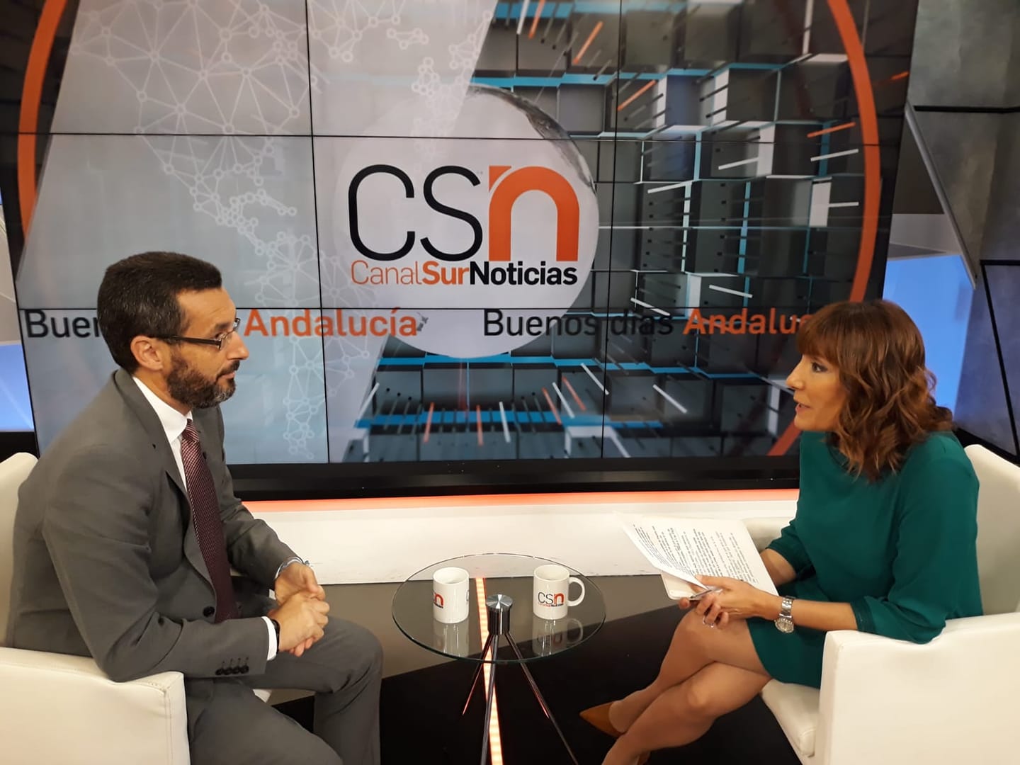 Juan Franco, este lunes, en una entrevista con Canal Sur.