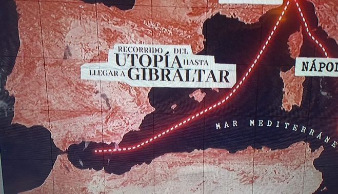 El Utopía nunca salió de Gibraltar, donde naufragó. CUARTO MILENIO