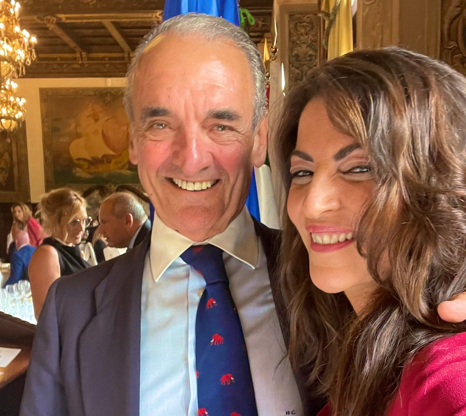 Macarena Olona junto a Mario Conde.