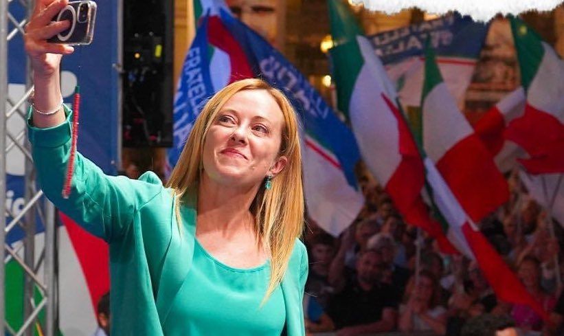 Giorgia Meloni, próxima primera ministra de Italia.