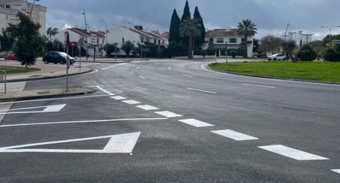 La 'rotonda del Leroy Merlín' en la que ha tenido lugar el atropello.