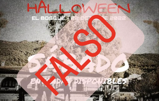 Ojo con Halloween: primera alerta en la Sierra de Cádiz por una venta de entradas 'fantasma'.