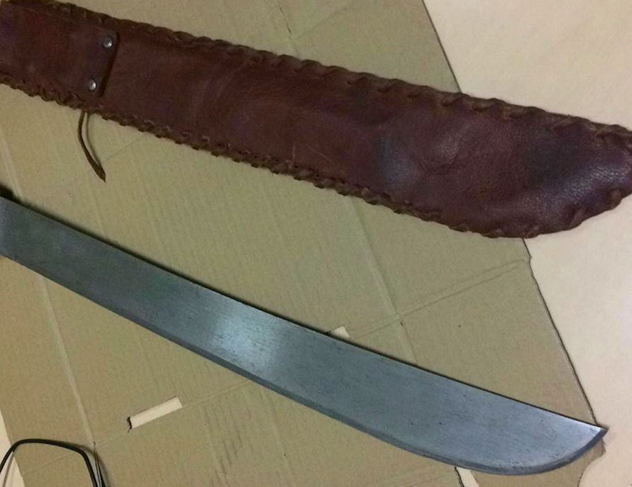 Machete en una imagen de archivo. POLICÍA NACIONAL