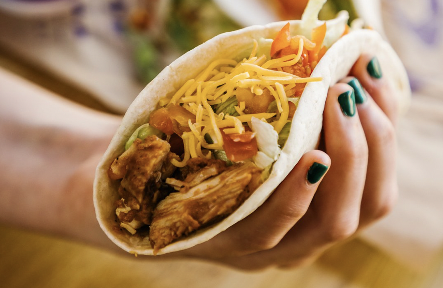 Un taco, en una imagen de archivo.