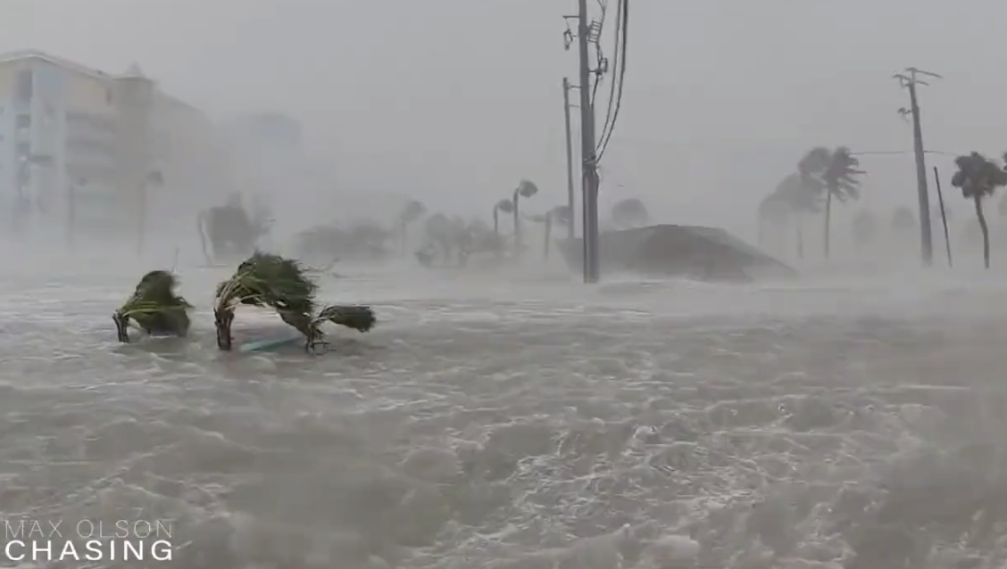 Ciencia Ficción Climática 1. En la imagen, real y reciente huracán devastador en Florida.
