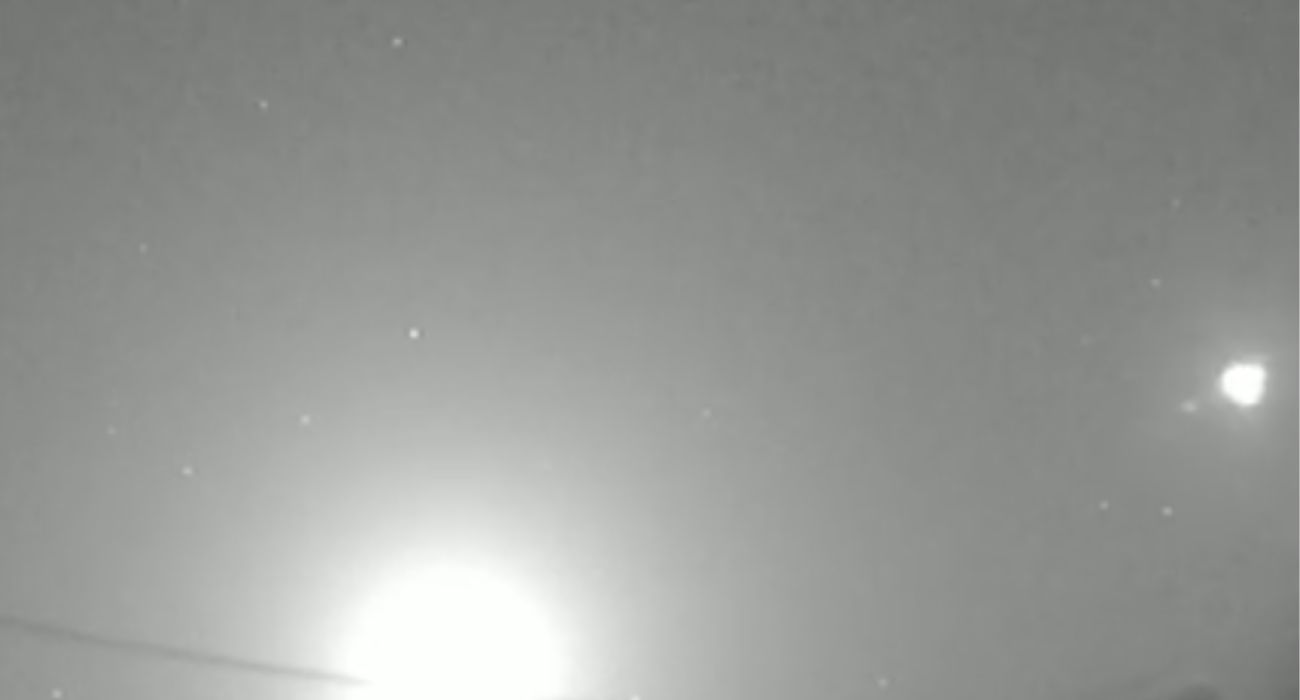 La impresionante bola de fuego que ha sobrevolado el Golfo de Cádiz.