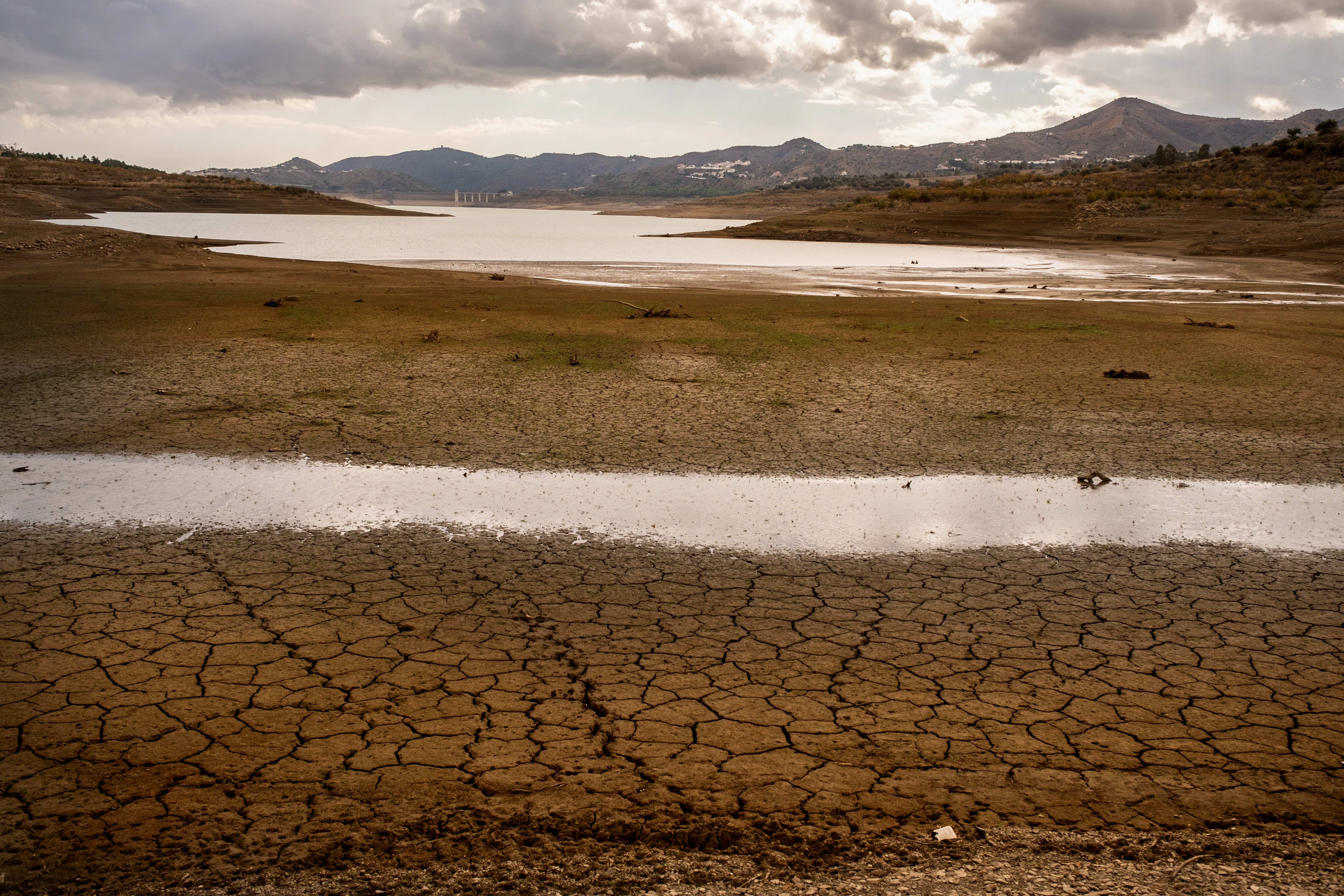 Embalse La Viñuela en la provincia de Málaga. GREENPEACE