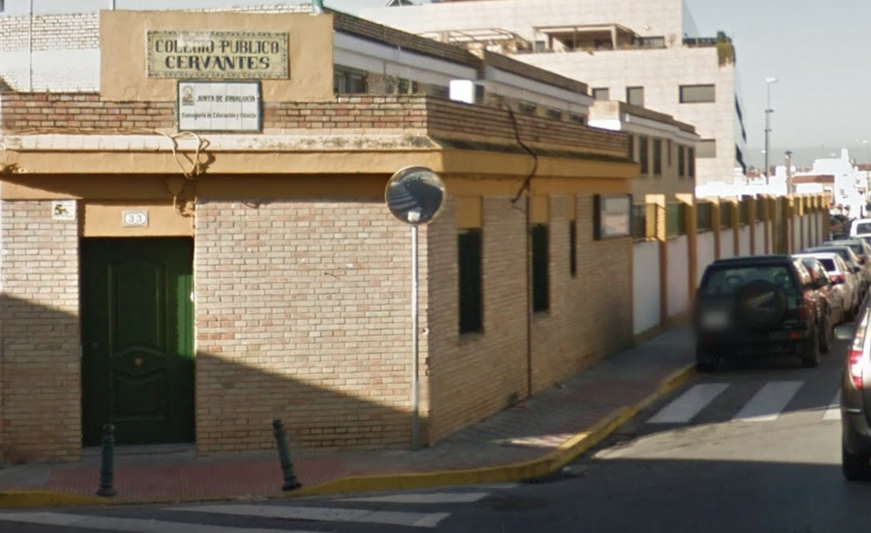 Colegio Cervantes, en una imagen de Google Maps.