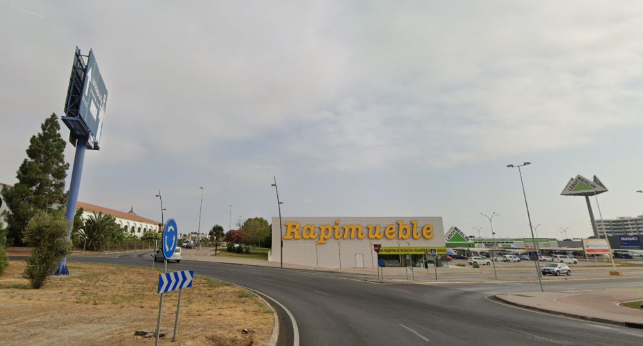 La rotonda donde tuvo lugar el atropello.