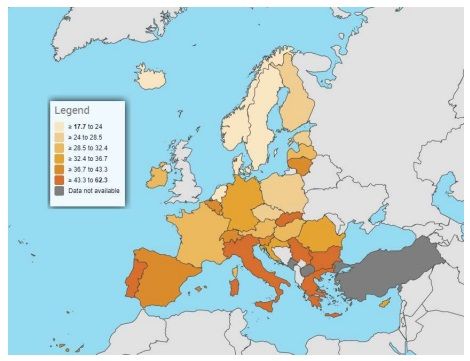 Paro larga duración en Europa