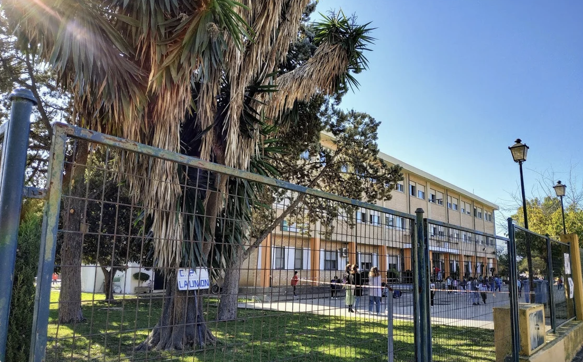 El colegio público La Unión de Jerez.