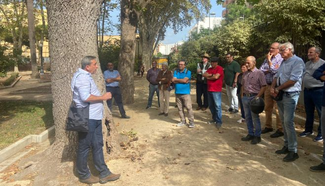 Representantes vecinales y ecologistas en el acto divulgativo. AYTO ALGECIRAS