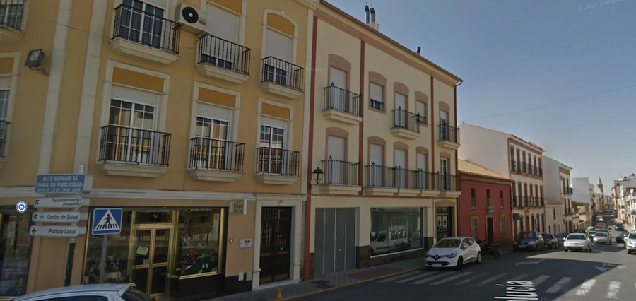 Avenida de Gibraléon donde tuvieron lugar los atropellos.