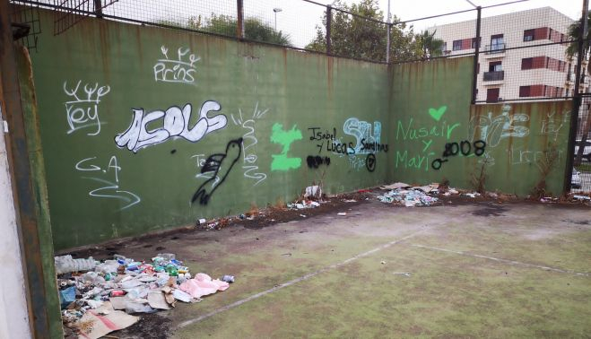 Las instalaciones de la barriada del Saladillo. PSOE