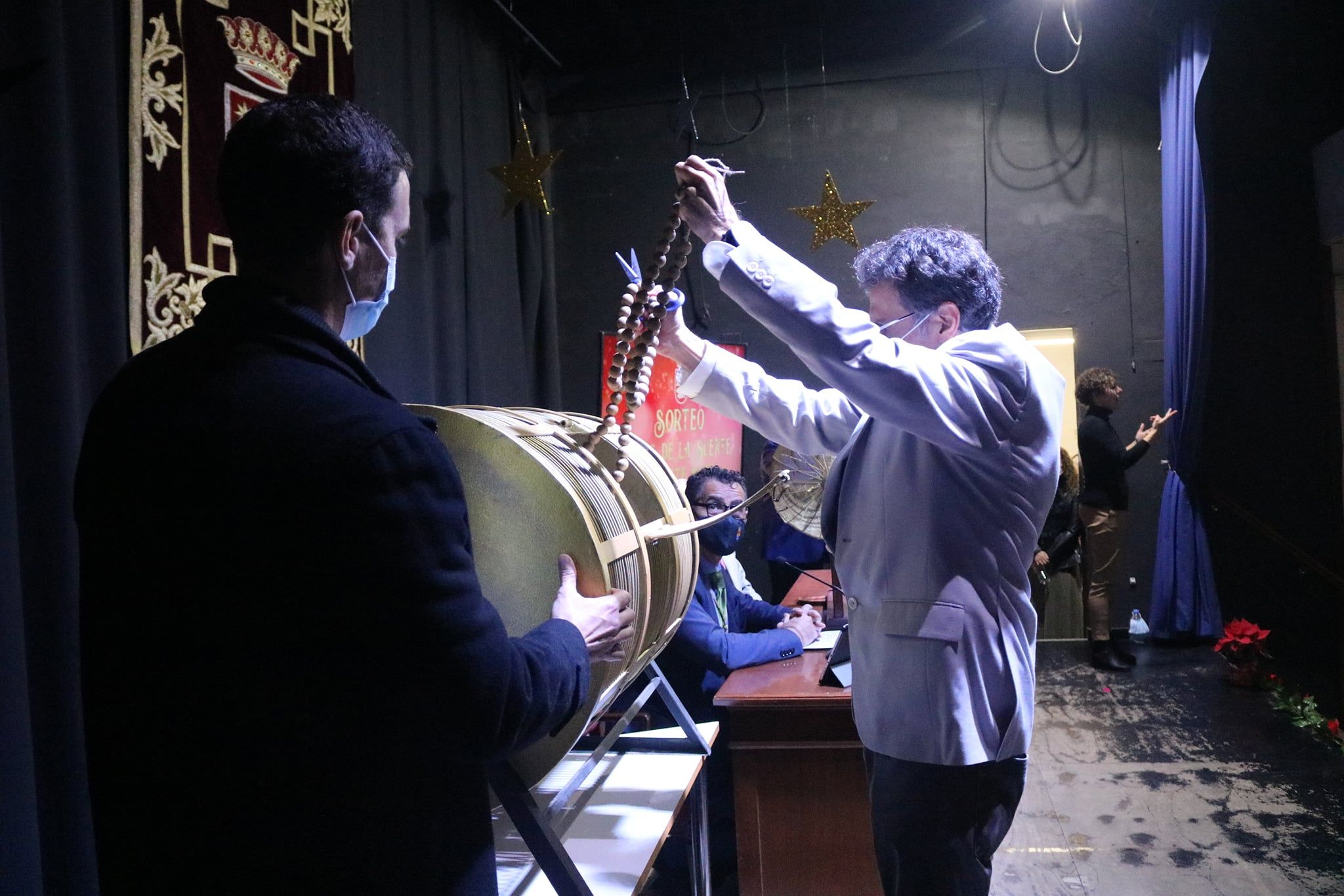 Sorteo de Hazas de Suerte en Barbate en una edición pasada.