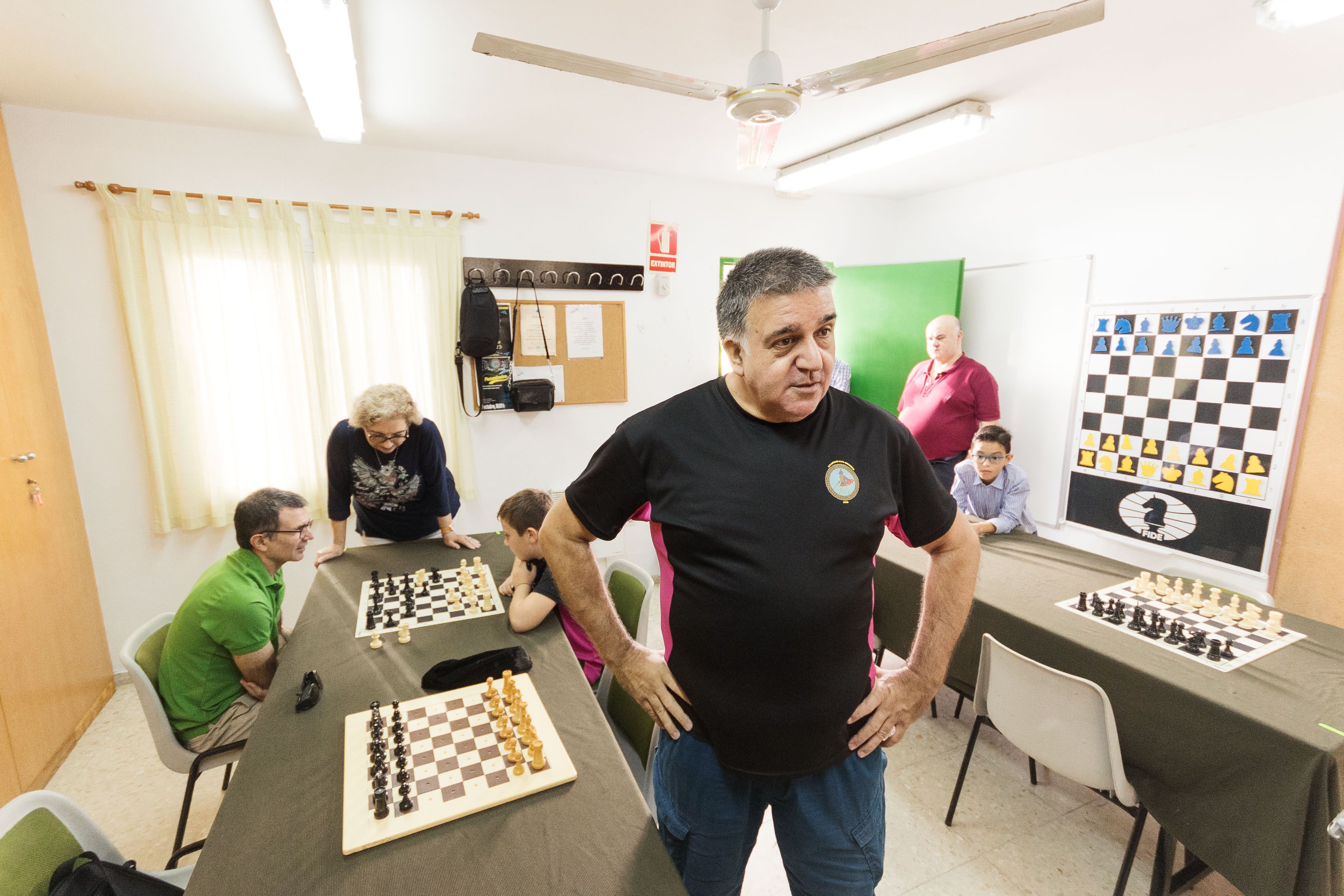 Antonio durante la entrevista en Cádiz.