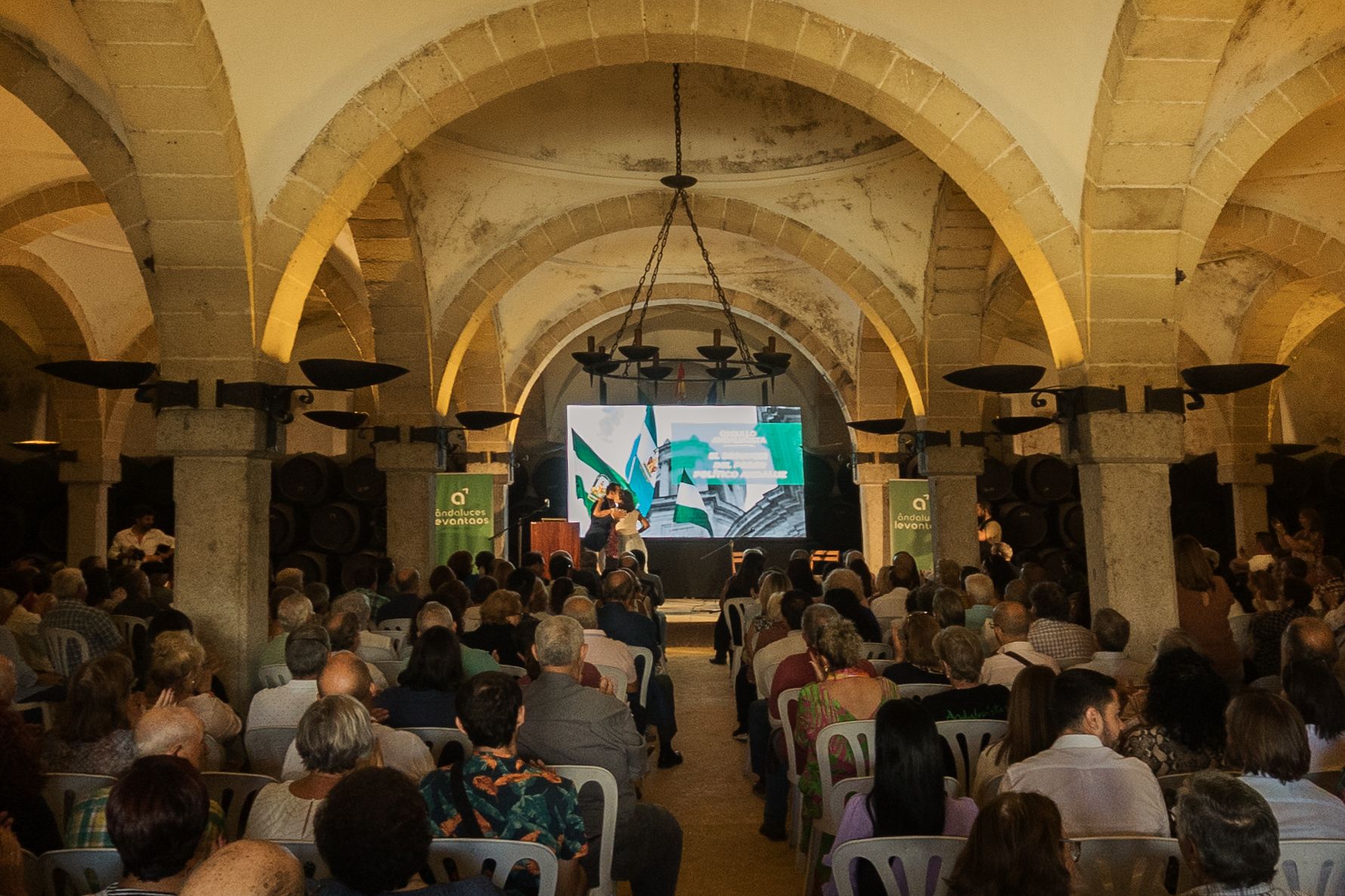 Un acto andalucista, en una imagen de archivo.